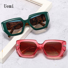 Load image into Gallery viewer, 2023 Retro Irregular Square Women Sunglasses Vintage Brand Design Ladies Eyewear  Men Shades UV400 Sun Glasses