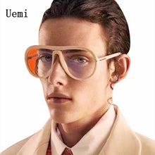 Load image into Gallery viewer, 2023 Retro Oversized Square Sunglasses For Women Men  Designer Sun Glasses Trending Shades UV400 Ins Popular Eygla