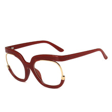 Load image into Gallery viewer, 2023 Retro Round Anti Blue Light Women Glasses Vintage Oversized Frame Clear Computer Eyeglasses Ins TrendLadies Reading