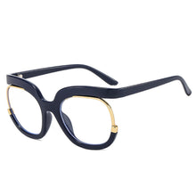 Load image into Gallery viewer, 2023 Retro Round Anti Blue Light Women Glasses Vintage Oversized Frame Clear Computer Eyeglasses Ins TrendLadies Reading