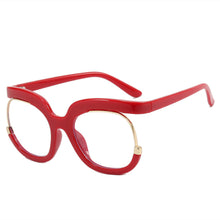 Load image into Gallery viewer, 2023 Retro Round Anti Blue Light Women Glasses Vintage Oversized Frame Clear Computer Eyeglasses Ins TrendLadies Reading