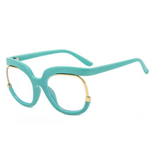 Load image into Gallery viewer, 2023 Retro Round Anti Blue Light Women Glasses Vintage Oversized Frame Clear Computer Eyeglasses Ins TrendLadies Reading
