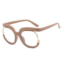 Load image into Gallery viewer, 2023 Retro Round Anti Blue Light Women Glasses Vintage Oversized Frame Clear Computer Eyeglasses Ins TrendLadies Reading