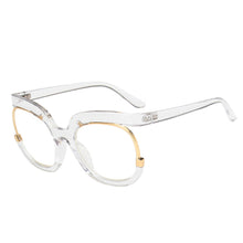 Load image into Gallery viewer, 2023 Retro Round Anti Blue Light Women Glasses Vintage Oversized Frame Clear Computer Eyeglasses Ins TrendLadies Reading