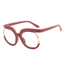 Load image into Gallery viewer, 2023 Retro Round Anti Blue Light Women Glasses Vintage Oversized Frame Clear Computer Eyeglasses Ins TrendLadies Reading