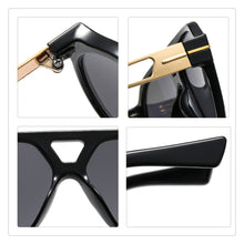 Load image into Gallery viewer, 2023 Retro Square Sunglasses For Men Women Oversized Frame Double Bridge Brand Designer Sun Glasses Trending Shades UV40