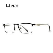 Carica l&#39;immagine nel visualizzatore di Gallery, 2023 Square Glasses Frame Women Men Optical Titanium Alloy eyeglasses Prescription Myopia Transparent glasses eyewear