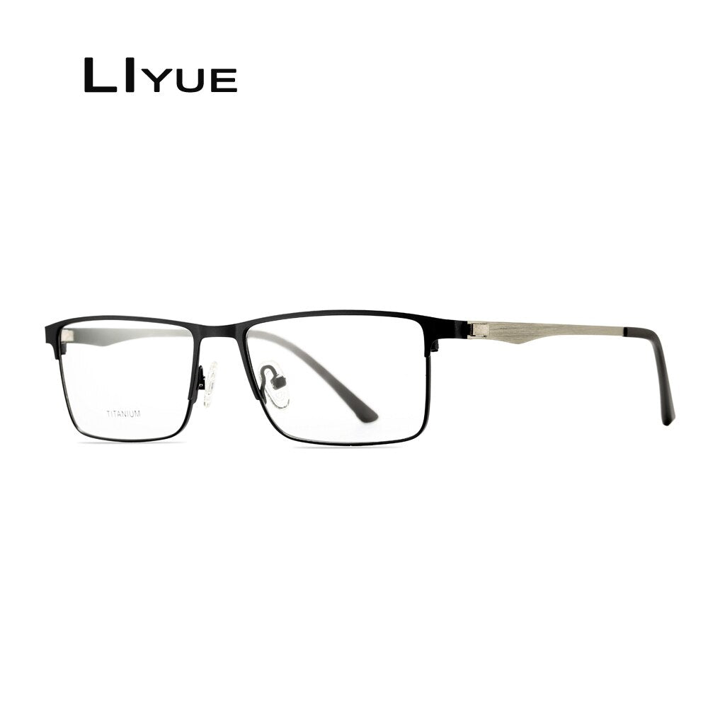 2023 Square Glasses Frame Women Men Optical Titanium Alloy eyeglasses Prescription Myopia Transparent glasses eyewear