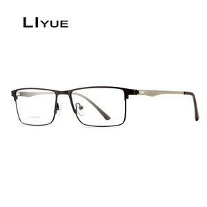 2023 Square Glasses Frame Women Men Optical Titanium Alloy eyeglasses Prescription Myopia Transparent glasses eyewear