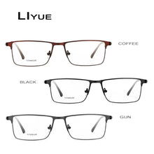 Carica l&#39;immagine nel visualizzatore di Gallery, 2023 Square Glasses Frame Women Men Optical Titanium Alloy eyeglasses Prescription Myopia Transparent glasses eyewear