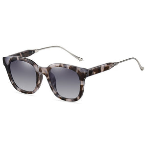 2023 Square Polarized Sunglasses For Men Women Retro Metal Legs Eyewear Gradient Shades UV400 Trending Sun Glasses