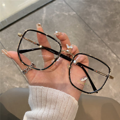 2023 unisex square Plain glasses for men women pc frame glasses for party eyeglasses Gentle Exaggeration frame