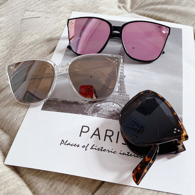 2023 Fold Square Sunglasses Women  Brand Eyeglasses Women/Men Vintage Glasses Women Mirror Gafas De Sol Mujer UV400