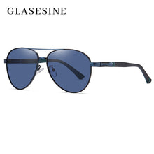 Load image into Gallery viewer, 2023 Glasesine Brand Men&#39;s Polarized Sunglasses Women Pilot Vintage Driving Goggles Metal Frame Male  Glasses Anti-UV