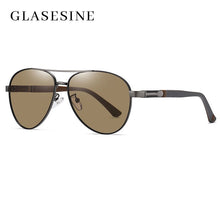 Load image into Gallery viewer, 2023 Glasesine Brand Men&#39;s Polarized Sunglasses Women Pilot Vintage Driving Goggles Metal Frame Male  Glasses Anti-UV