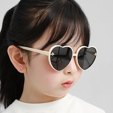 Load image into Gallery viewer, 2023 Glitter Heart Sunglasses Children&#39;s Cartoon Bee Sunglasses Girls Cute Vintage Glasses Love Eyewear Trend Gafas De Sol Mujer
