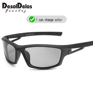 2023 Hot! Driving Polarized Photochromic Sunglasses Men Chameleon Glasses Women Sunglasses Drivers Gafas de sol hombre 1008