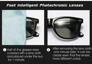 2023 Hot! Driving Polarized Photochromic Sunglasses Men Chameleon Glasses Women Sunglasses Drivers Gafas de sol hombre 1008
