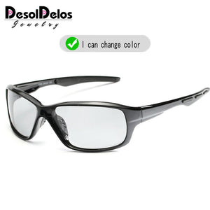 2023 Hot! Driving Polarized Photochromic Sunglasses Men Chameleon Glasses Women Sunglasses Drivers Gafas de sol hombre 1008