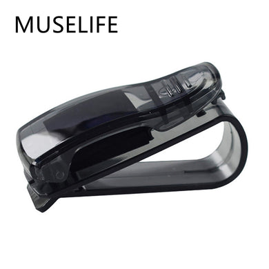 2023 Portable Car Glasses Clip Automatic Fastening Car Car Sun Visor Sunglasses Glasses Frame Glasses Frame Ticket Holder