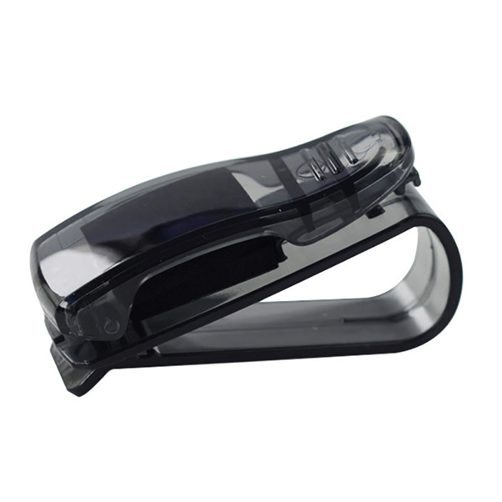 2023 Portable Car Glasses Clip Automatic Fastening Car Car Sun Visor Sunglasses Glasses Frame Glasses Frame Ticket Holder