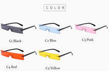 Load image into Gallery viewer, 2023  Brand Designer Rimless Small Sunglasses Women Men Square Flat Top Sun Glasses Shades UV400