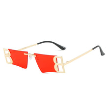 Load image into Gallery viewer, 2023  Small Frame B Letters Sunglasses Women Brand Sun Glasses Rimless Square Metal Men Hollow Out Eyewear Shades
