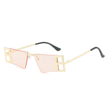Load image into Gallery viewer, 2023  Small Frame B Letters Sunglasses Women Brand Sun Glasses Rimless Square Metal Men Hollow Out Eyewear Shades