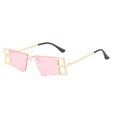 Load image into Gallery viewer, 2023  Small Frame B Letters Sunglasses Women Brand Sun Glasses Rimless Square Metal Men Hollow Out Eyewear Shades