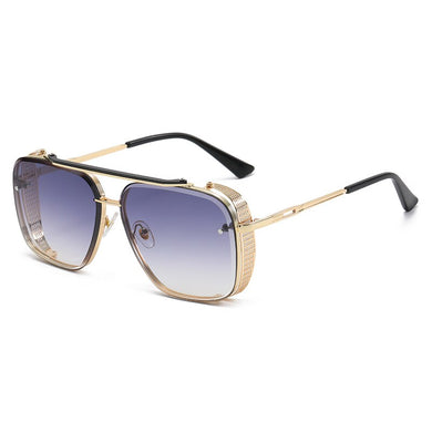 2023  brand design Mach Six Style Gradient lens Sunglasses Men Vintage Brand Design Sun Glasses Oculos punk