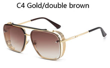 Load image into Gallery viewer, 2023  brand design Mach Six  Style Gradient lens Sunglasses PUNK Men Vintage Brand Design Sun Glasses Oculos 115