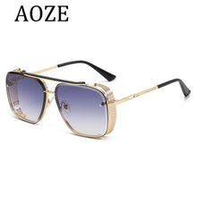 Load image into Gallery viewer, 2023  brand design Mach Six  Style Gradient lens Sunglasses PUNK Men Vintage Brand Design Sun Glasses Oculos 115