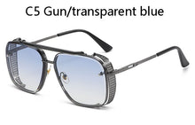 Load image into Gallery viewer, 2023  brand design Mach Six  Style Gradient lens Sunglasses PUNK Men Vintage Brand Design Sun Glasses Oculos 115