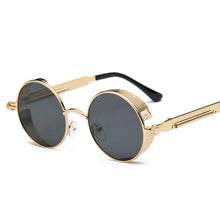 Load image into Gallery viewer, 2023 Metal Steampunk Sunglasses Men Women Round Glasses Brand Design Vintage Sunglasses  UV400 Eyewear