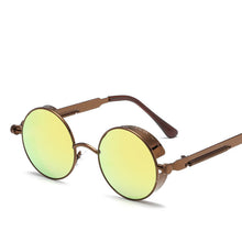 Load image into Gallery viewer, 2023 Metal Steampunk Sunglasses Men Women Round Glasses Brand Design Vintage Sunglasses  UV400 Eyewear