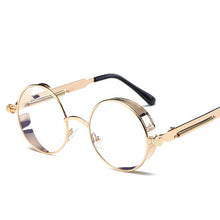 Load image into Gallery viewer, 2023 Metal Steampunk Sunglasses Men Women Round Glasses Brand Design Vintage Sunglasses  UV400 Eyewear
