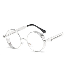 Load image into Gallery viewer, 2023 Metal Steampunk Sunglasses Men Women Round Glasses Brand Design Vintage Sunglasses  UV400 Eyewear