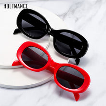 Load image into Gallery viewer, 2023 Oval Jelly Grey Pink Sunglasses Women Brand Designer Shades UV400 Men Round Sun Glasses Oculos Gafas De Sol