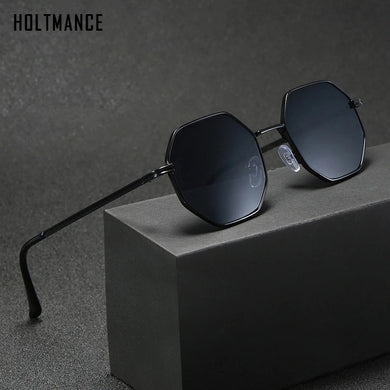 2023 Polygon Sunglasses Men Vintage Octagon Metal Sunglasses for Women  Brand Goggle Sun Glasses Ladies Gafas De Sol