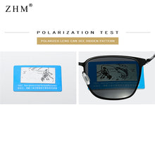 Load image into Gallery viewer, 2023  Stylish Polarized Sunglasses Men Square Metal Frame Grey Glasses Men Driver driving sunglasses UV400