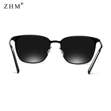 Load image into Gallery viewer, 2023  Stylish Polarized Sunglasses Men Square Metal Frame Grey Glasses Men Driver driving sunglasses UV400