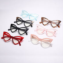 Load image into Gallery viewer, 2023 Cat Eye Computer Glasses Women Anti Blue Triangle Optical Frames Ladies Eyewear Spectacle Eyeglass