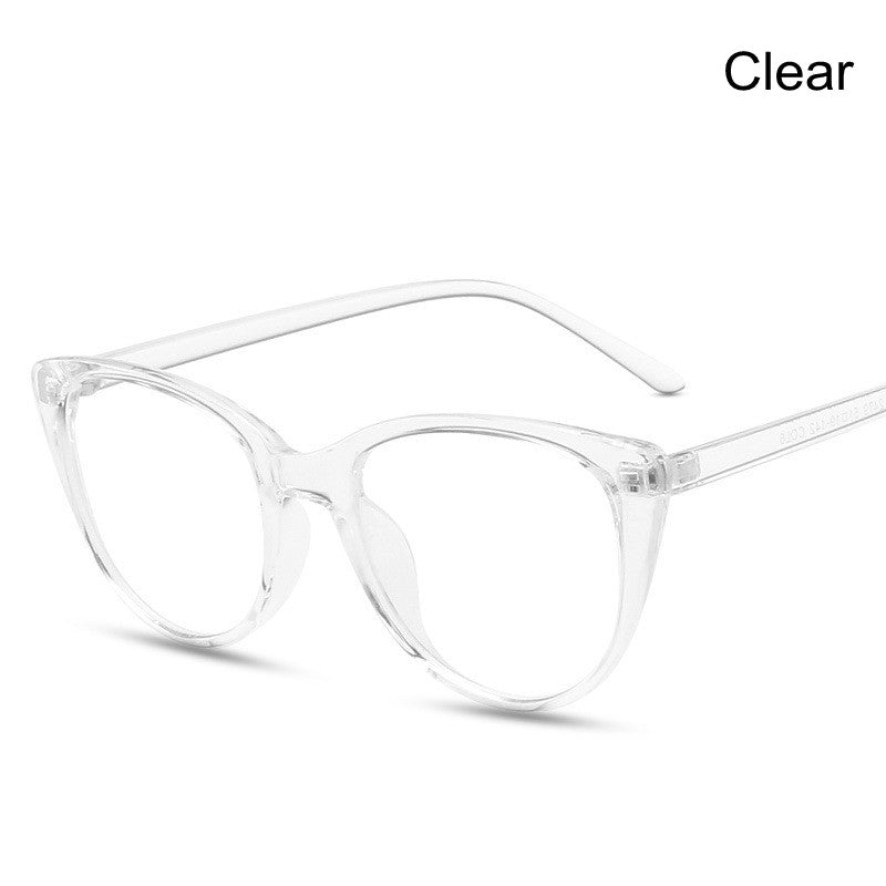 2023 Cat Eye Women Glasses Men Retro Anti-Blue Light Computer Eyeglasses Myopia Optical Transparent Spectacles Eyewear Frame