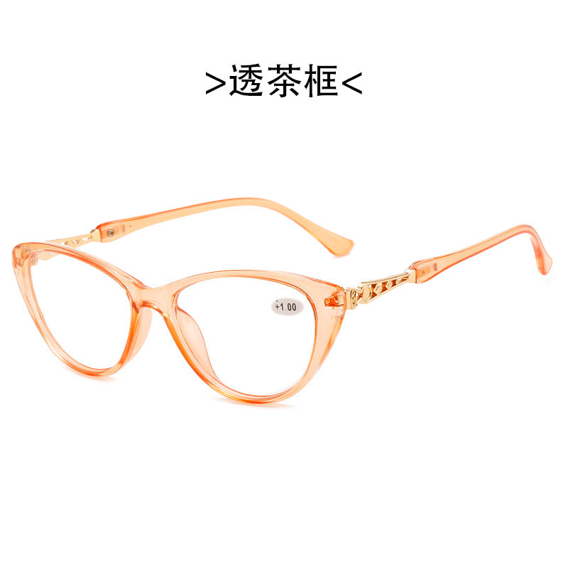 2023 Cateye Reading Glasses Women Prescription Presbyopic Optical Eyeglasses Eyewear For Vision Unisex +1+2+4