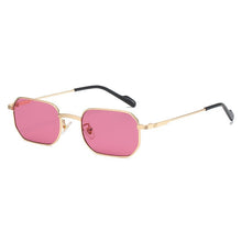 Load image into Gallery viewer, 2023 Classic Polygon Small Sunglasses Men Lady  Steampunk Metal Frame Sun Glasses Women Elastic Legs Oculos De Sol