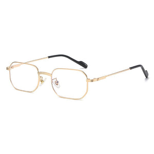 2023 Classic Polygon Small Sunglasses Men Lady  Steampunk Metal Frame Sun Glasses Women Elastic Legs Oculos De Sol