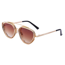 Load image into Gallery viewer, 2023 EYECRAFTERS Steampunk Sunglasses Men Women Metal Glasses Brand Design Vintage Sunglasses  UV400