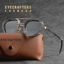Load image into Gallery viewer, 2023 EYECRAFTERS Steampunk Sunglasses Men Women Metal Glasses Brand Design Vintage Sunglasses  UV400