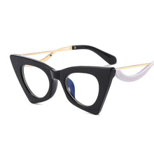 Load image into Gallery viewer, 2023 Big Cat Eye Anti-blue Glasses Women Vintage Unique Marbling Frame Eyeglasses Female Leopard Spectacles Oculos