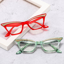 Load image into Gallery viewer, 2023 Big Cat Eye Glasses Women Vintage Unique Frame Eyeglasses Female Leopard Spectacles Oculos Prescription Eyewear